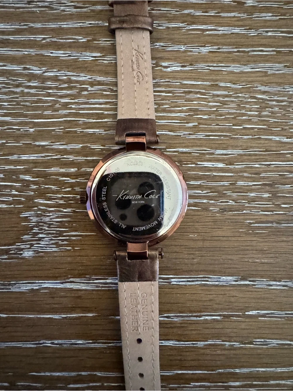 Kenneth Cole Women's Brown l/Bronze plated watch